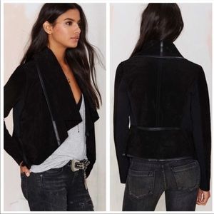 Blank NYC Wild Thing suede jacket